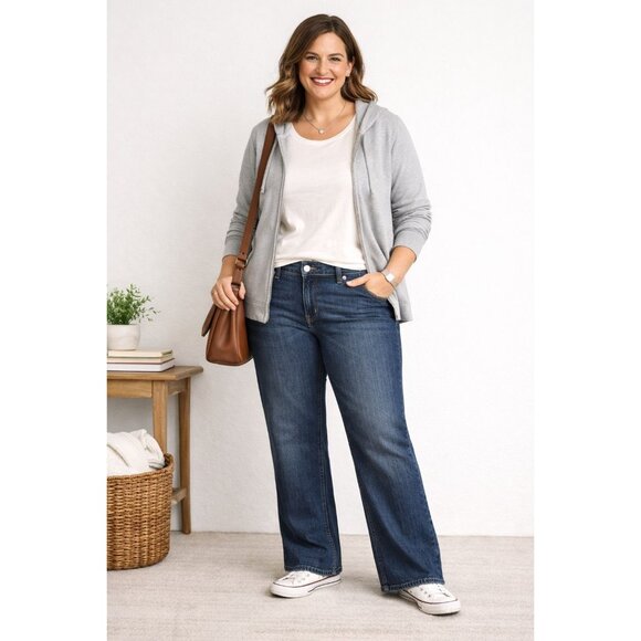 Lucky Brand Denim - Lucky Brand Bootcut Jeans Women’s Size 6 Blue Mid Rise Classic Denim Casual